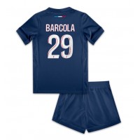 Paris Saint-Germain Bradley Barcola #29 Replica Home Minikit 2024-25 Short Sleeve (+ pants)